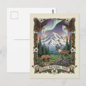 Denali National Park Alaska Briefkaart (Voorkant / Achterkant)