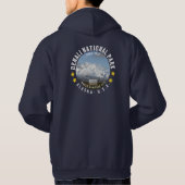 Denali National Park Alaska Forest Mountains view Hoodie (Achterkant)