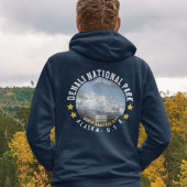 Denali National Park Alaska Forest Mountains view Hoodie