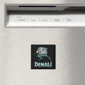 Denali National Park Alaska Mountain Wilderness Magneet (Insitu (Vaatwasser))
