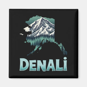 Denali National Park Alaska Mountain Wilderness Magneet