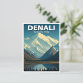 Denali National Park Alaska Reizen Briefkaart (Staand voorkant)