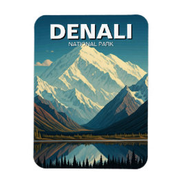 Denali National Park Alaska Reizen Magneet