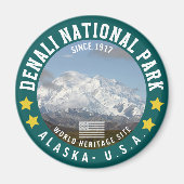 Denali National Park Alaska Since 1917 Magneet (Voorkant)