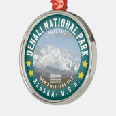 Denali National Park Alaska Since 1917 Metalen Ornament (Links)