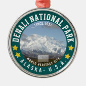Denali National Park Alaska Since 1917 Metalen Ornament (Voorkant)