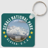 Denali National Park Alaska Since 1917 Sleutelhanger (Achterkant)