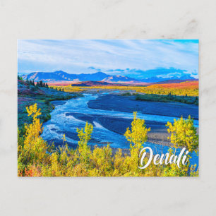 Denali National Park, Alaska, Verenigde Staten Briefkaart