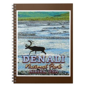 DENALI NATIONAL PARK - ALASKA VERENIGDE STATEN NOTITIEBOEK