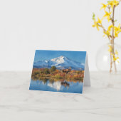 Denali National Park Alaska Waterverf Kaart (Gele Bloem)