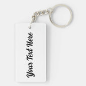 Denali National Park Alaska Waterverf Sleutelhanger (achterkant)