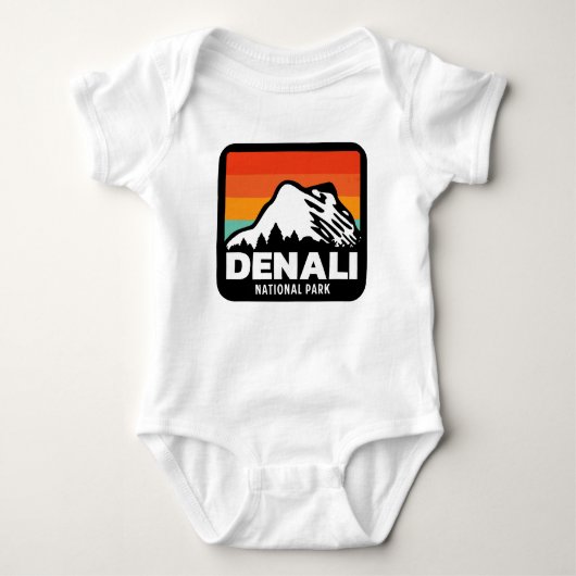 Denali National Park Cool Retro Gift Romper (Voorkant)