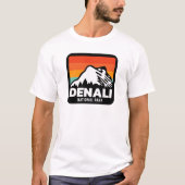 Denali National Park Cool Retro Gift T-shirt (Voorkant)