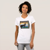 Denali National Park | Howling Wolf T-shirt (Voorkant volledig)