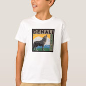 Denali National Park | Howling Wolf T-shirt (Voorkant)