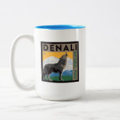Denali National Park | Howling Wolf Tweekleurige Koffiemok (Links)