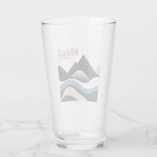 Denali National Park Kleurrijke heuvels Glas (Achterkant)