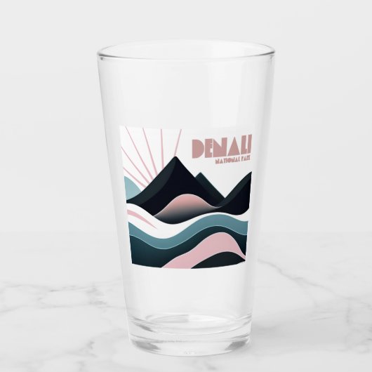 Denali National Park Kleurrijke heuvels Glas (Voorkant)