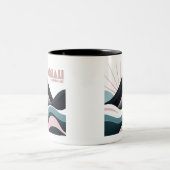 Denali National Park Kleurrijke heuvels Tweekleurige Koffiemok (Center)