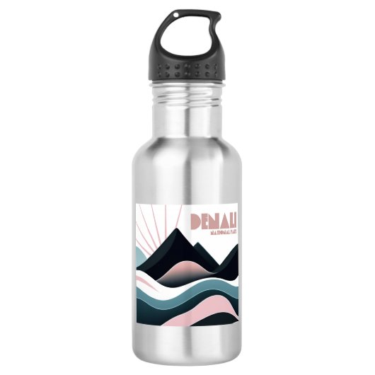 Denali National Park Kleurrijke heuvels Waterfles (Voorkant)