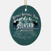 DENALI NATIONAL PARK & PRESERVE HOLIDAY KERAMISCH ORNAMENT (Rechts)