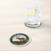 Denali National Park Ronde Kartonnen Onderzetter (Insitu)