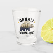 Denali National Park: Untamed Alaskan Forests Shot Glas (Voorkant)