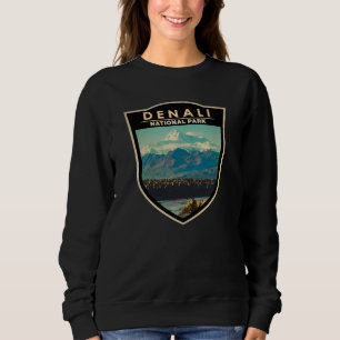 Denali National Park Waterverf Badge Trui
