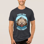 Denali nu, Denali voor altijd Tri-Blend Shirt (Voorkant)