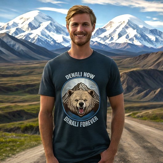 Denali nu, Denali voor altijd Tri-Blend Shirt