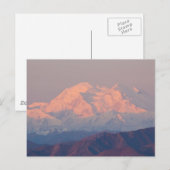 Denali op Sunrise Briefkaart (Voorkant / Achterkant)