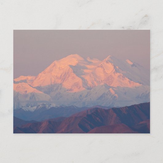 Denali op Sunrise Briefkaart (Voorkant)