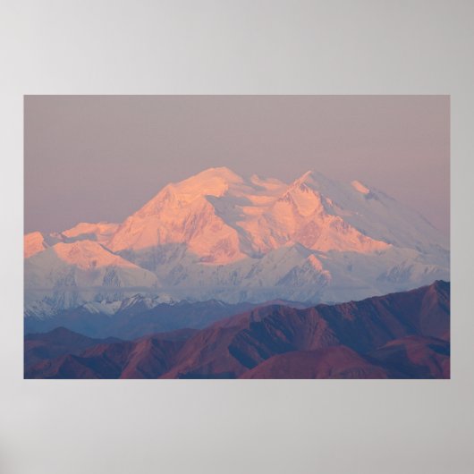 Denali op Sunrise Poster (Voorkant)