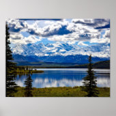 DENALI PARK ALASKA LANDSCAPE POSTER (Voorkant)