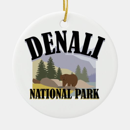 Denali Park Keramisch Ornament (Voorkant)