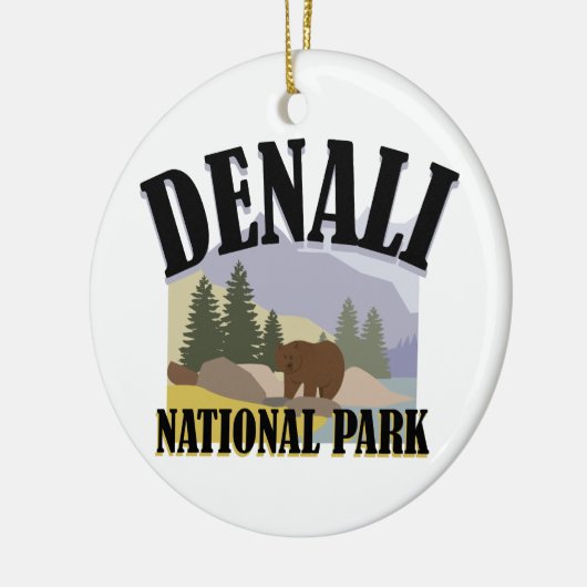 Denali Park Keramisch Ornament (Links)