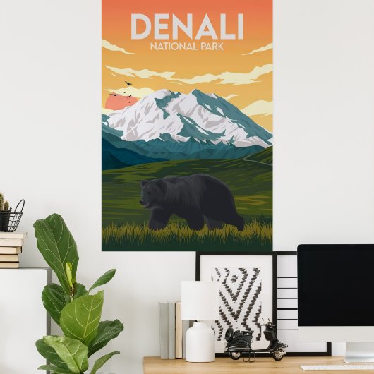 Denali Poster (Thuiskantoor)