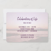 Denali Sunset Celebration of Life Kaart (Achterkant)