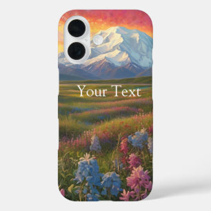 Denali-wildbloemen iPhone 16 Hoesje