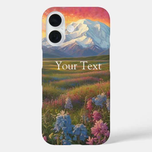 Denali-wildbloemen Case-Mate iPhone Case (Achterkant)