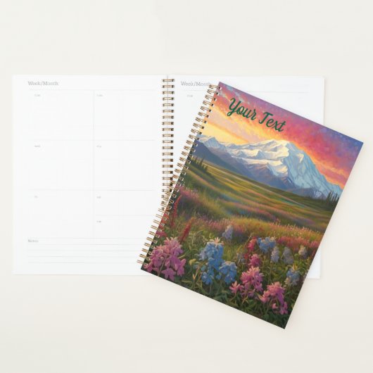 Denali-wildbloemen Planner (Display)