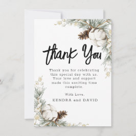 Denappel Spar Plat Dankkaart Notitiekaartje