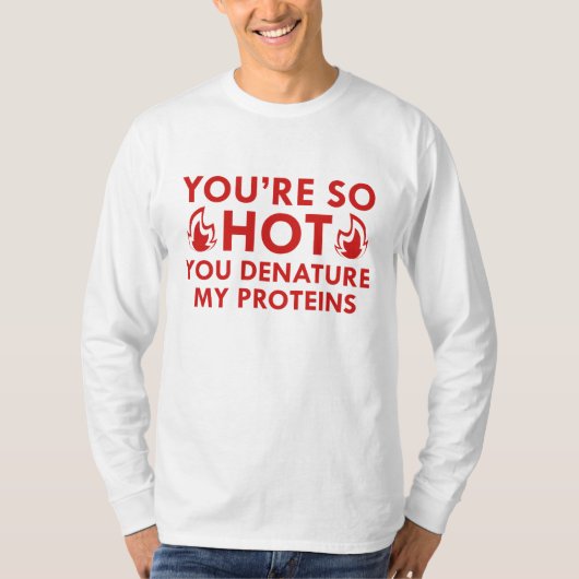 Denature My Proteins T-shirt (Voorkant)