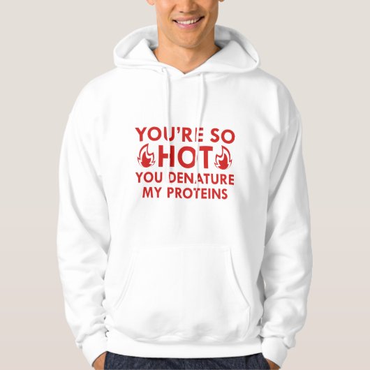 Denatureer mijn eiwitten hoodie (Voorkant)