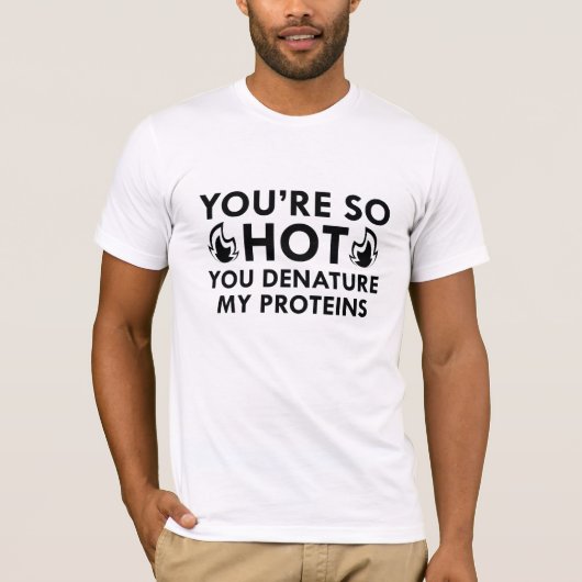 Denatureer mijn eiwitten t-shirt (Voorkant)