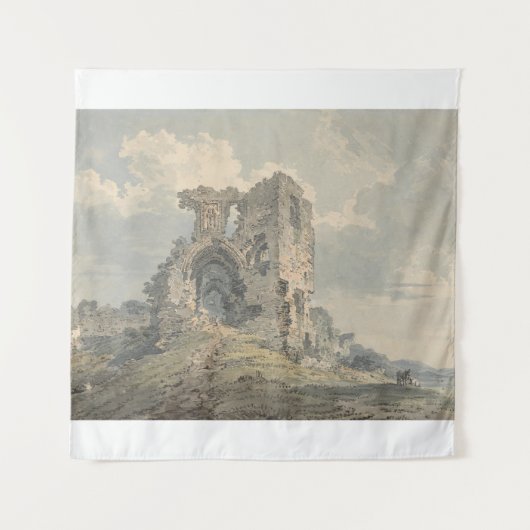 Denbigh Castle (ca. 1793) Thomas Girtin Wandkleed (Voorkant)