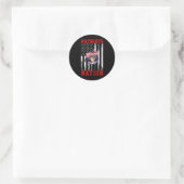 Denbigh Patriots Logo Nation Hs Ronde Sticker (Tas)