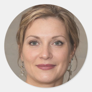 Denbigh Patriots Logo We Bring The Heat Ronde Sticker