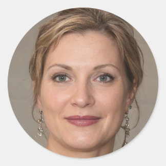 Denbigh Patriots Logo We Bring The Heat Ronde Sticker