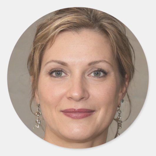 Denbigh Patriots Logo We Bring The Heat Ronde Sticker (Voorkant)